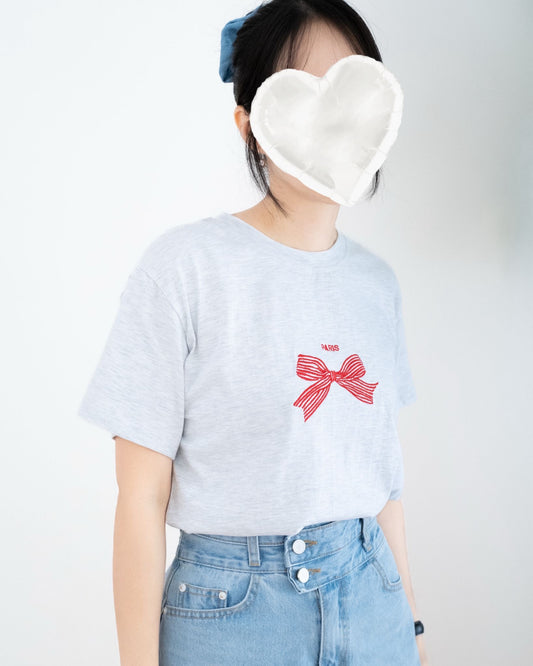 韓國蝴蝶結Tee