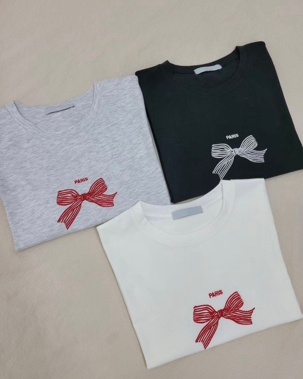 韓國蝴蝶結Tee