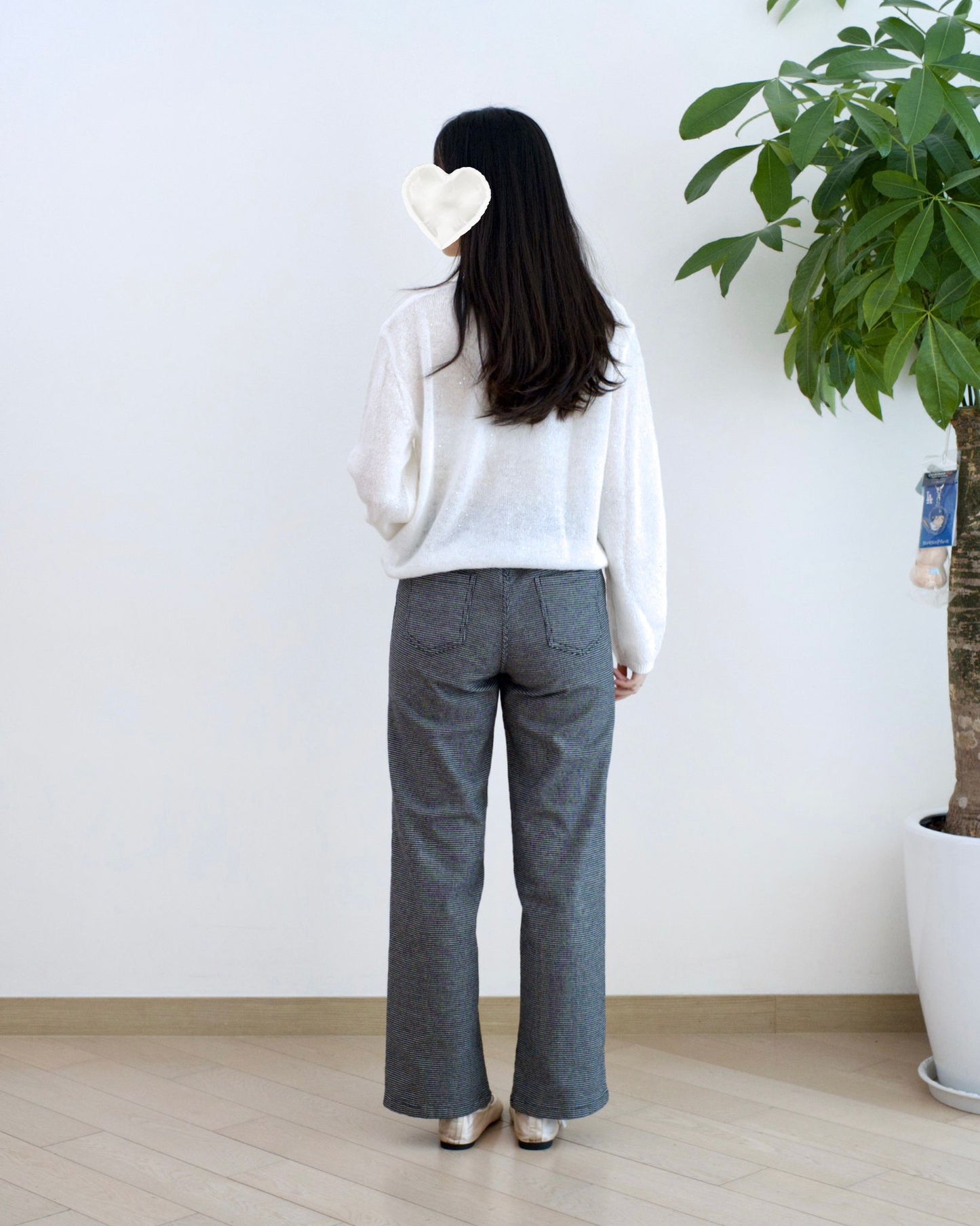 Eltoo 暗格直筒休閑褲