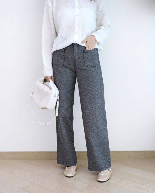 Eltoo 暗格直筒休閑褲