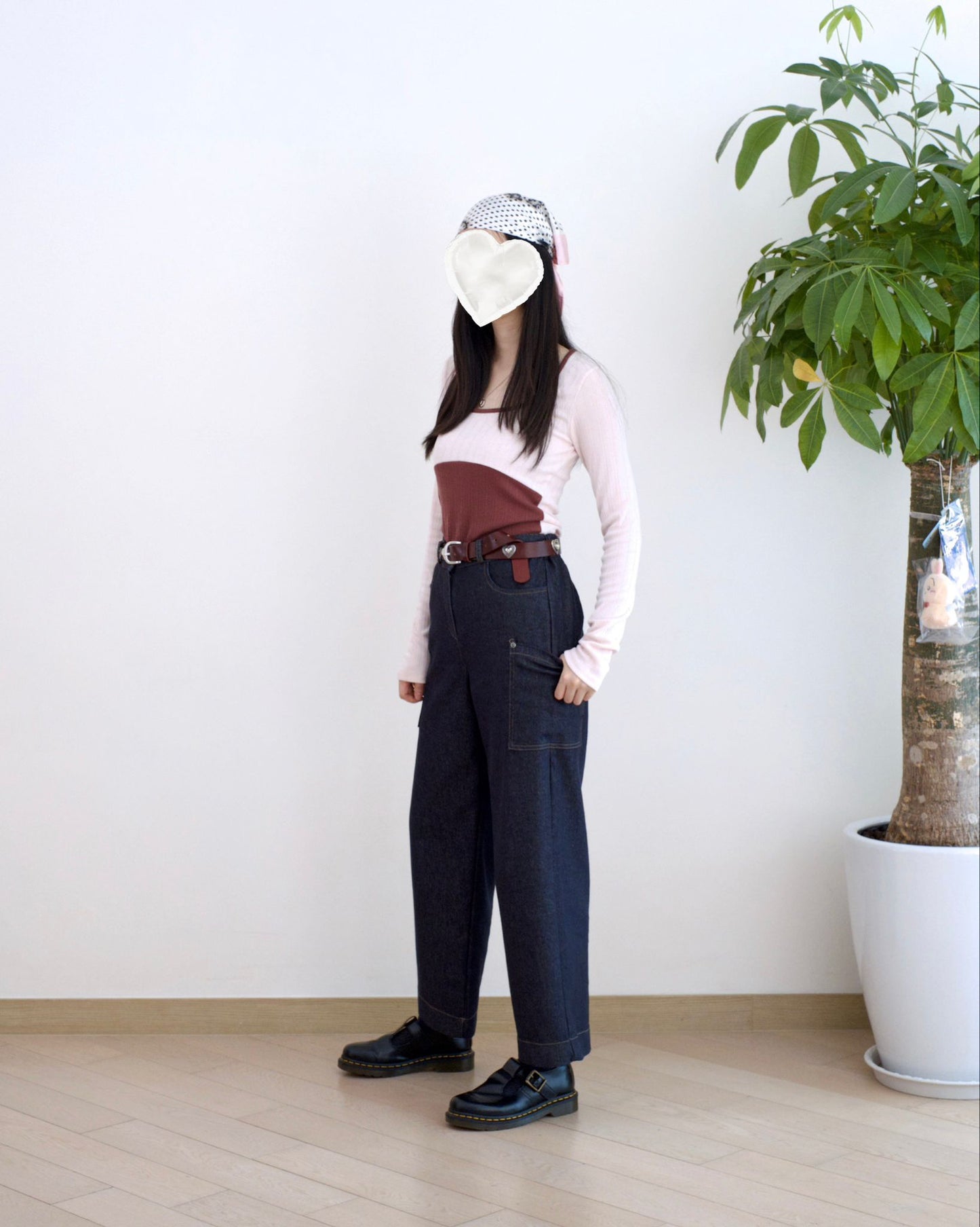 Eltoo 直筒工裝牛仔褲