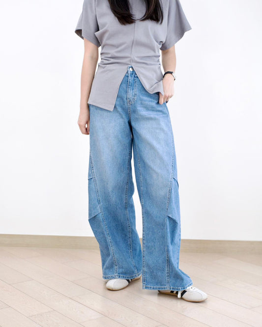 Gori 洗水彎刀牛仔褲