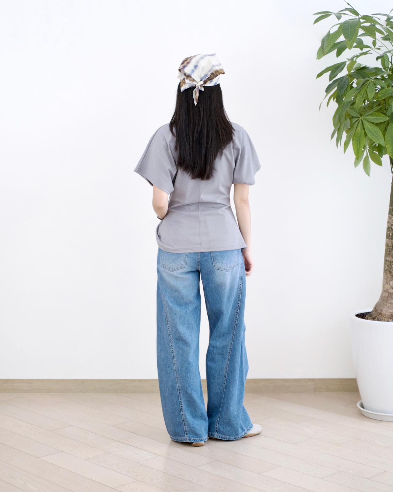 Gori 洗水彎刀牛仔褲