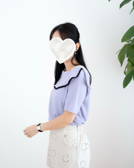 韓國Lace一字膊Top