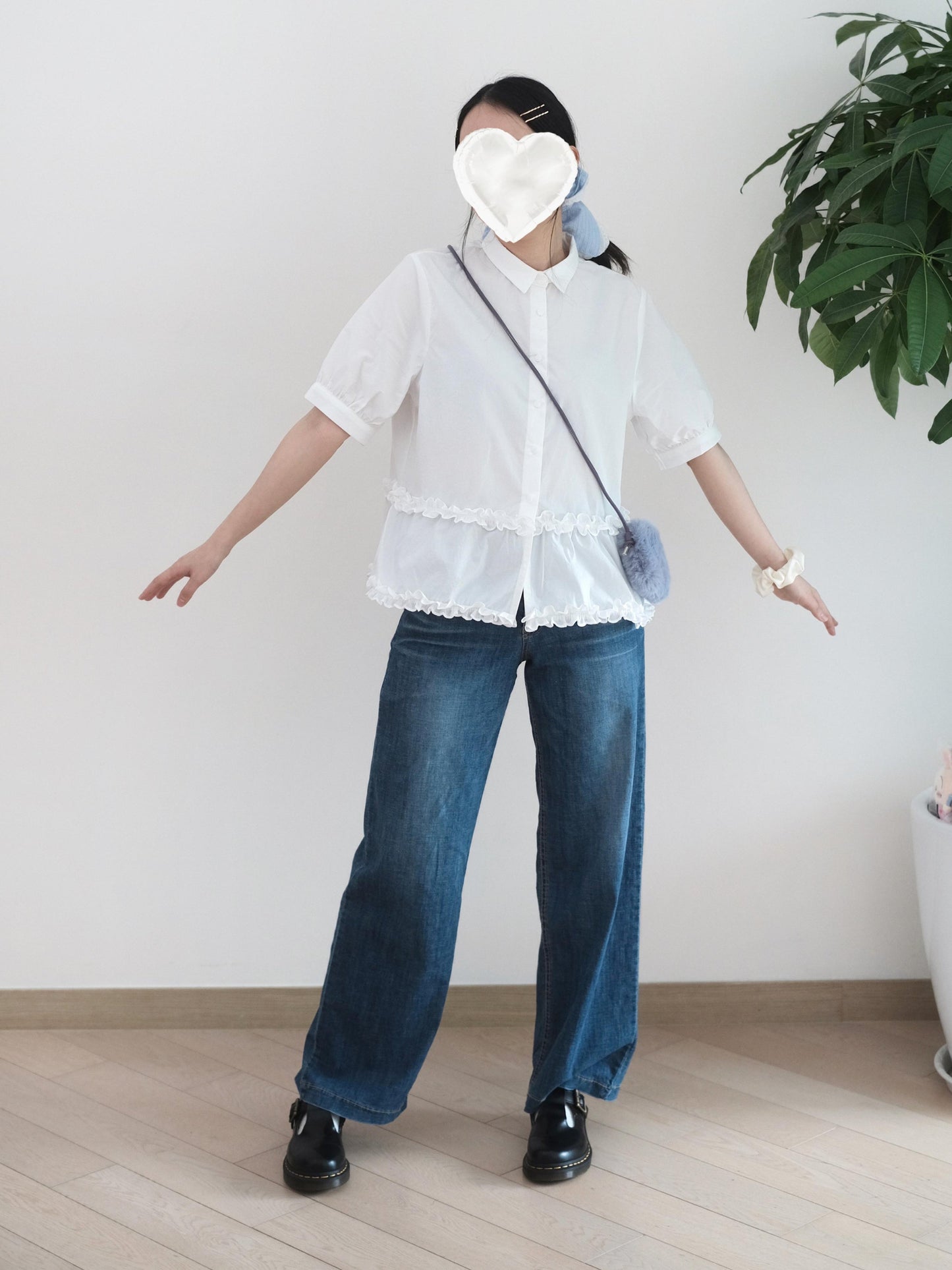 Howluk 𝙲𝚘𝚘𝚕 𝙼𝚊𝚡直筒牛仔褲