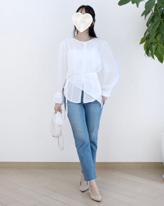 Howluk 九分直腳牛仔褲