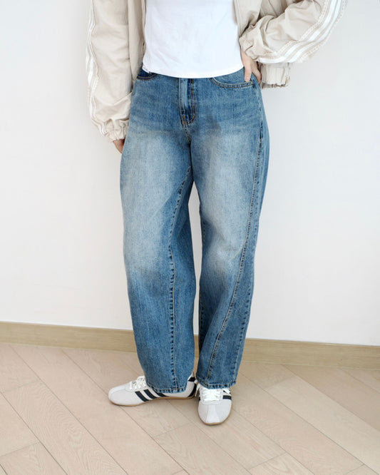 Howluk 車骨洗水 Boyfriend 牛仔褲