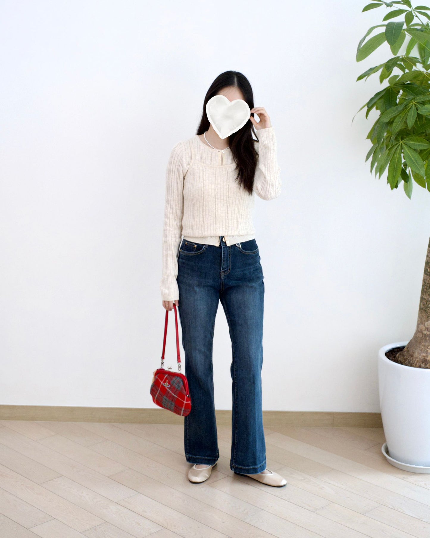 Howluk 洗水微喇叭牛仔褲