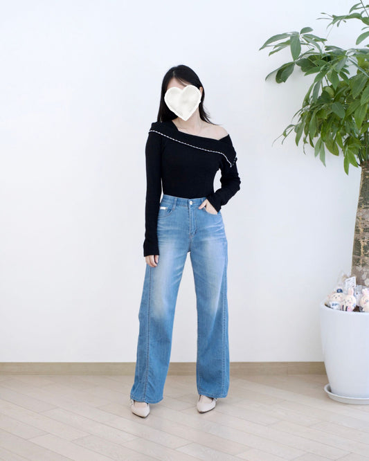 Howluk Cool Max 併接牛仔褲