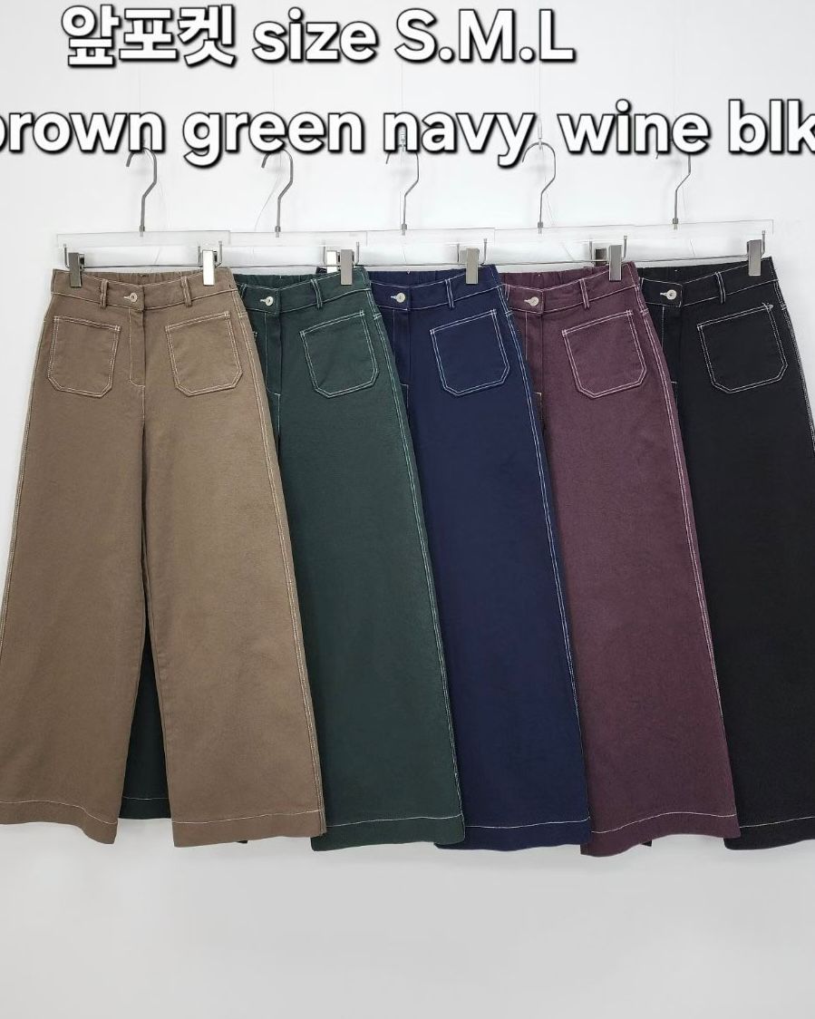 Moci 小口袋扯布褲