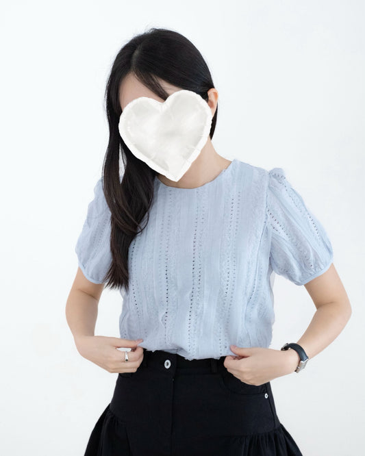 韓國後絲帶蝴蝶結Top