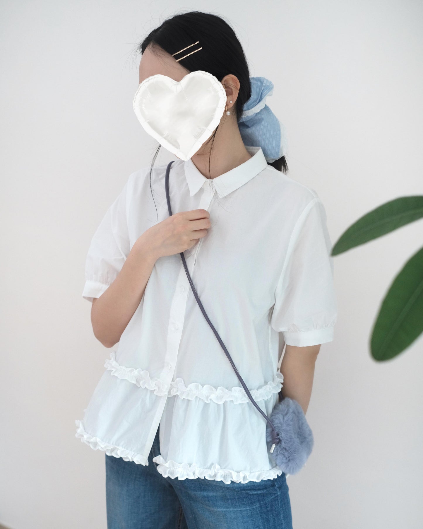 韓國 𝑅𝑢𝑓𝑓𝑙𝑒 短袖恤衫
