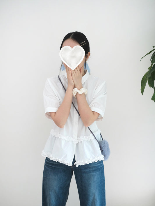 韓國 𝑅𝑢𝑓𝑓𝑙𝑒 短袖恤衫