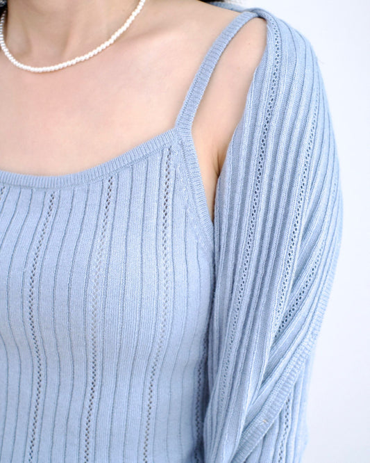 韓國小吊帶+冷外套Set