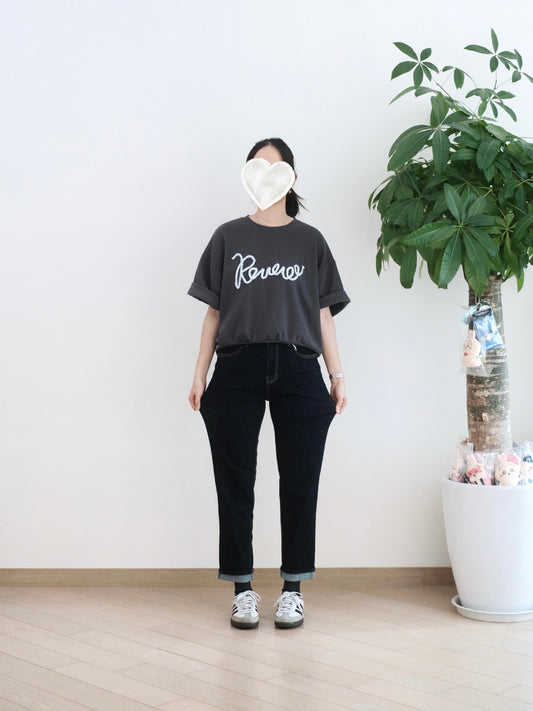 Vikini 彈性Boyfriend牛仔褲