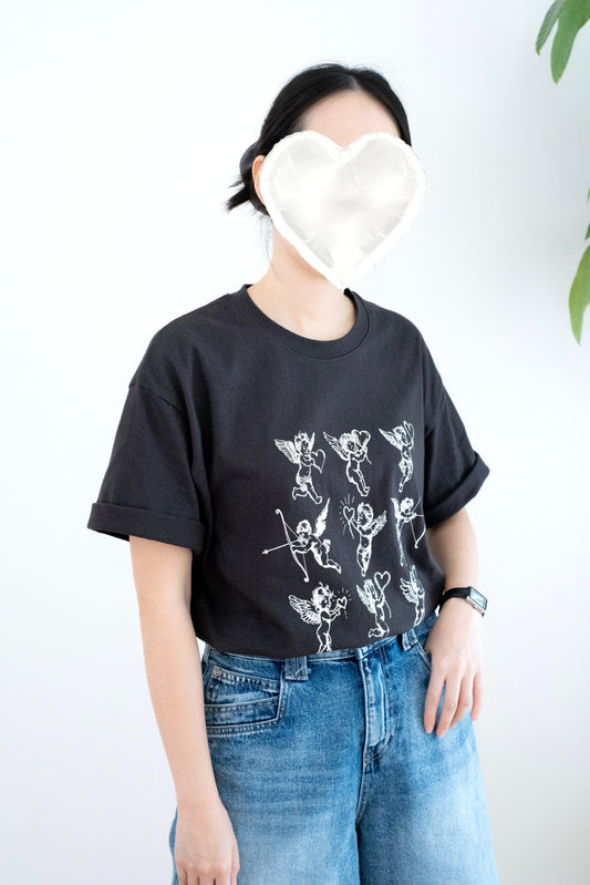 天使圖案Tee