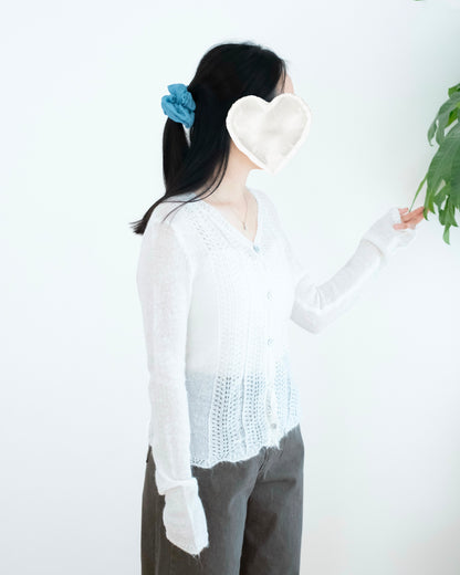 鏤空花邊針織小外套