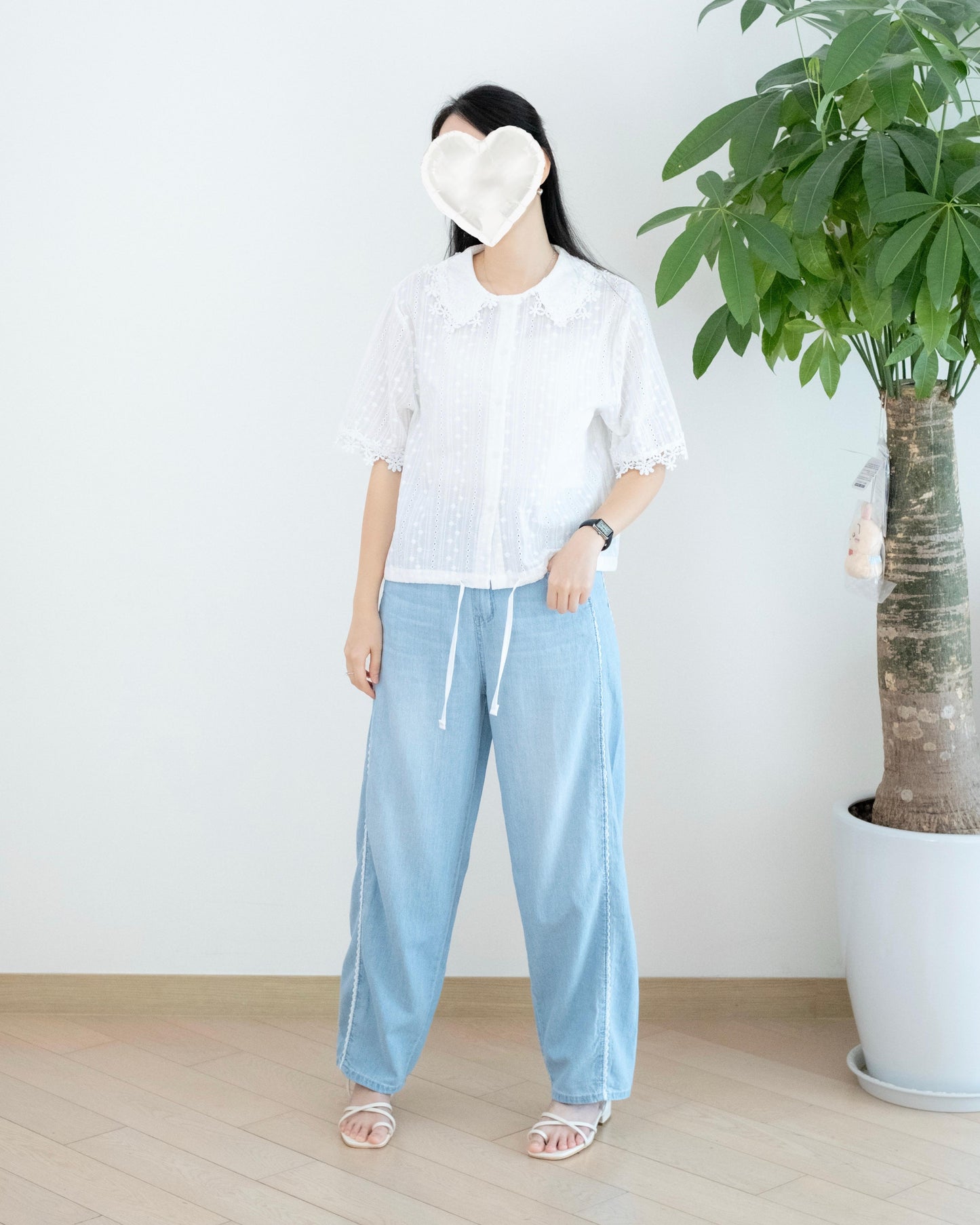 Gori Lace 闊腳牛仔褲