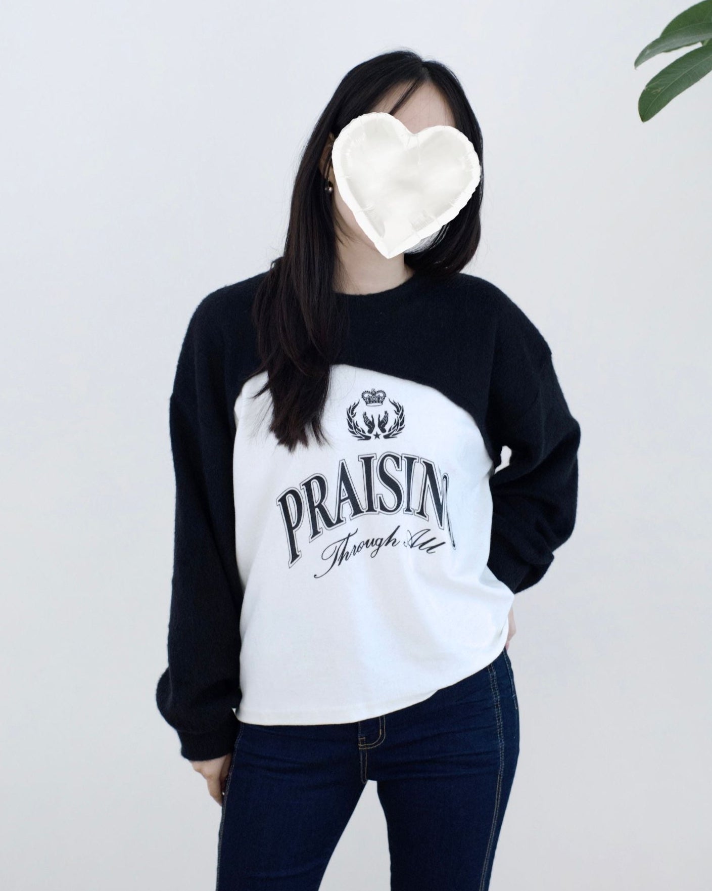 韓國毛毛不規則Top