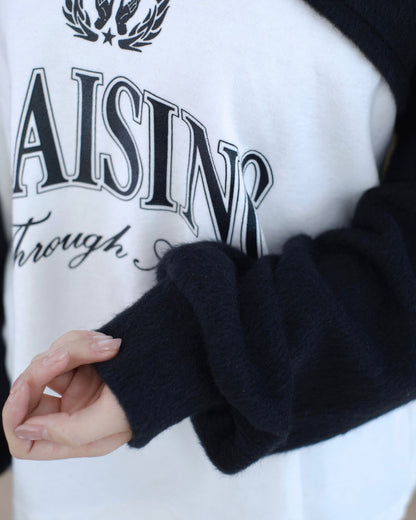 韓國毛毛不規則Top