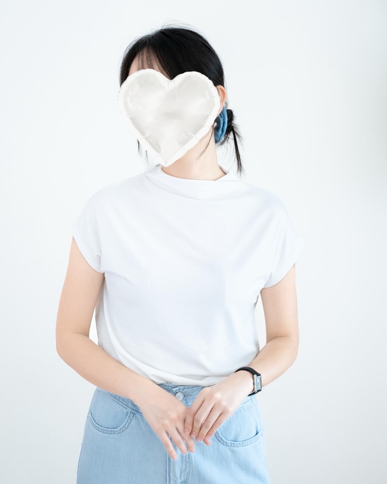 韓國純色彈力Tee