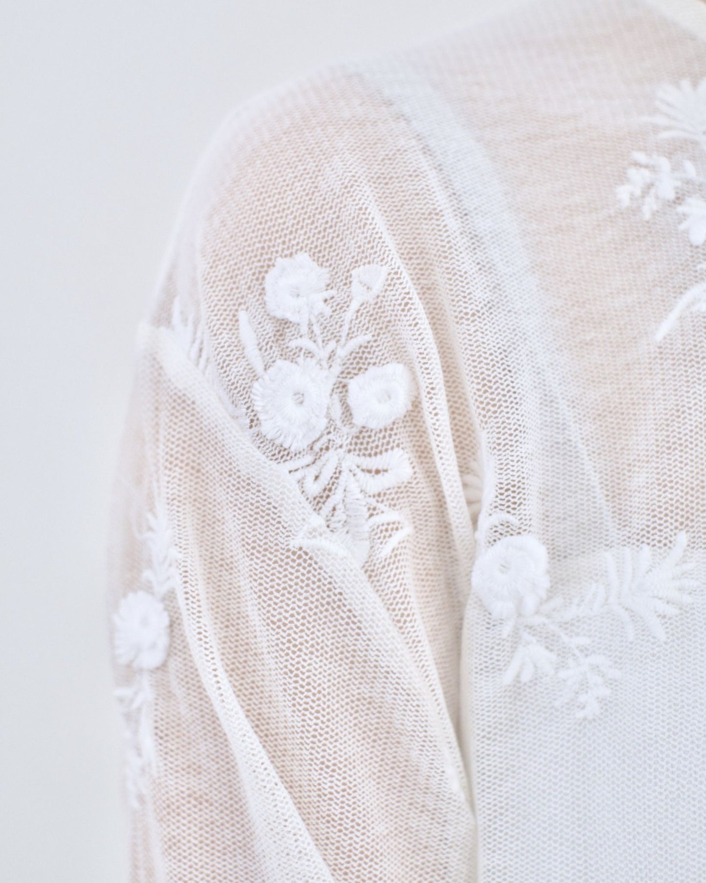 韓國高質兩穿刺繡襯衫