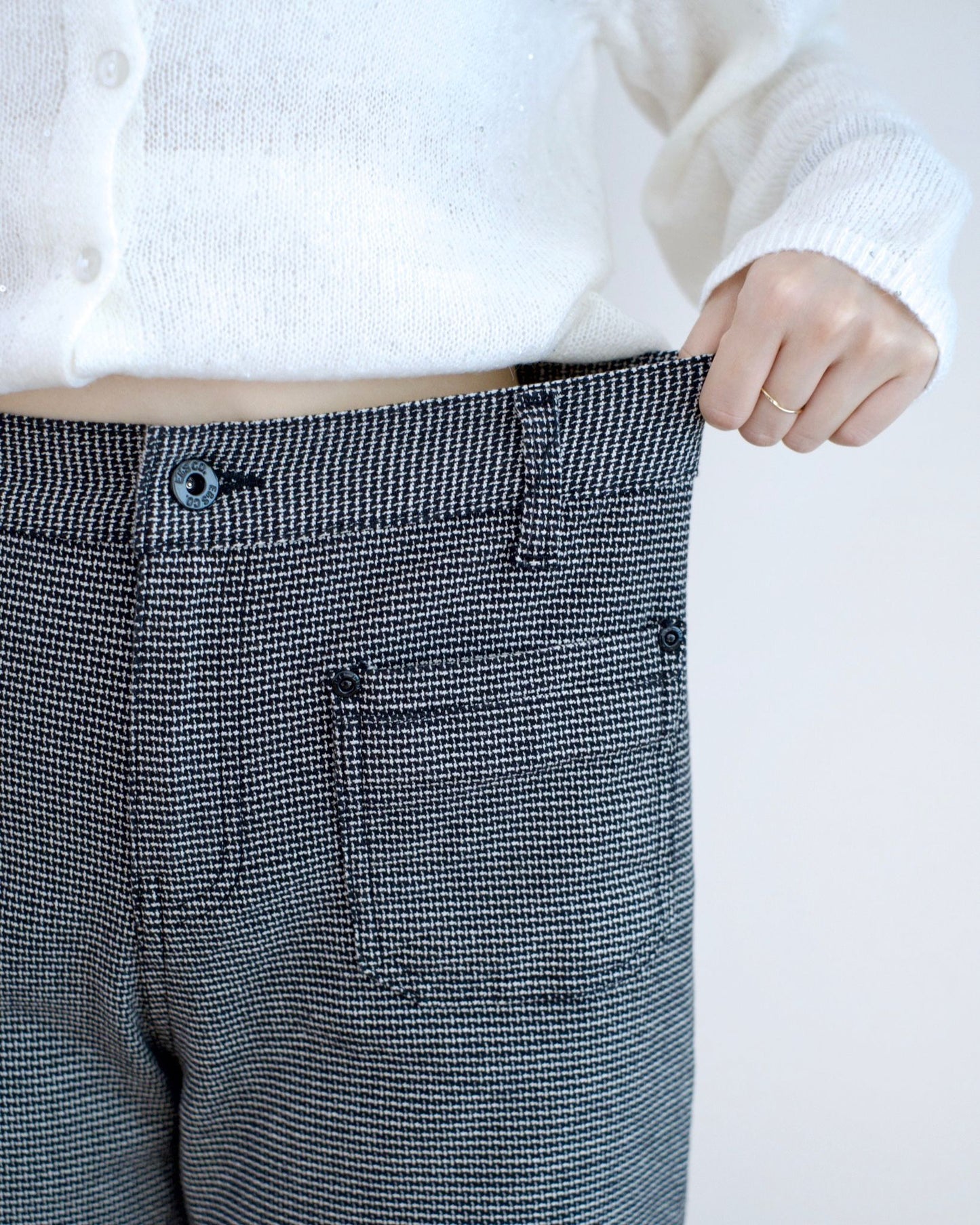 Eltoo 暗格直筒休閑褲