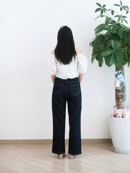 Eltoo Lace花邊牛仔褲