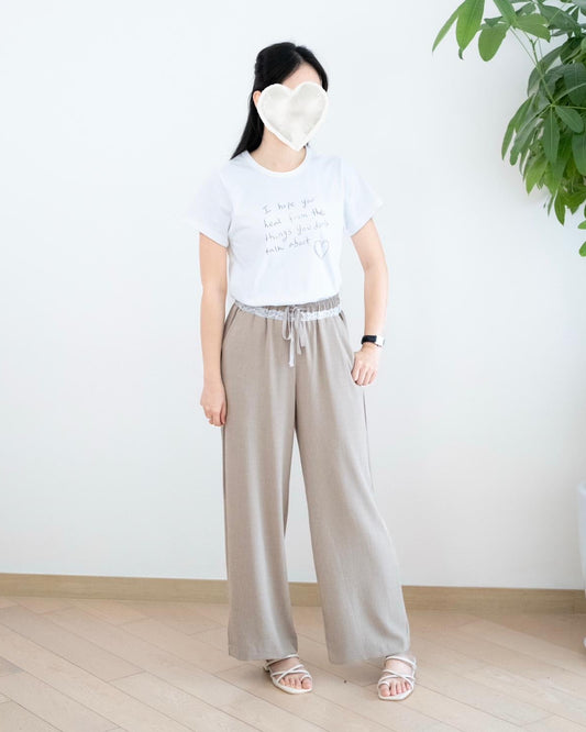 Eltoo Lace邊休閑褲