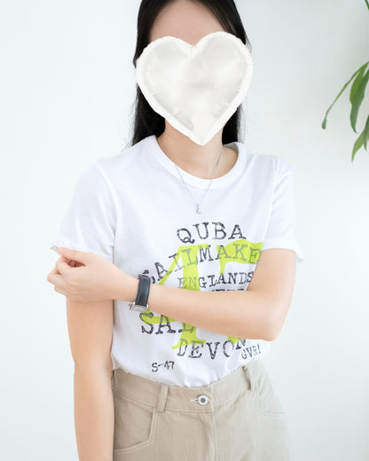 "47"英文字母Tee