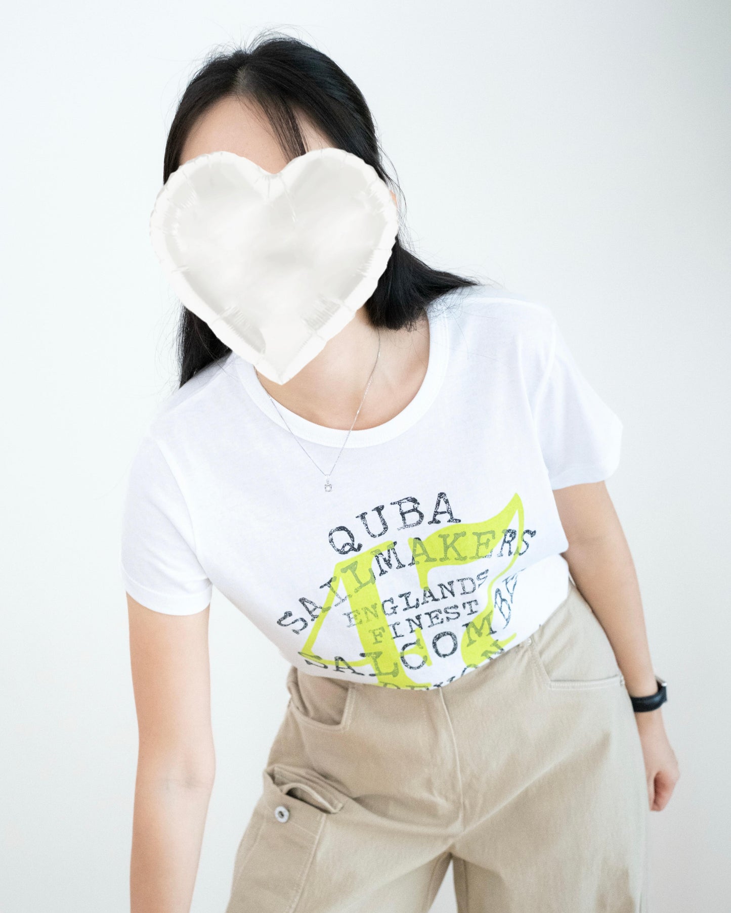"47"英文字母Tee