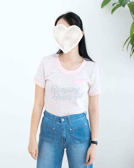 韓國橫間口袋Tee
