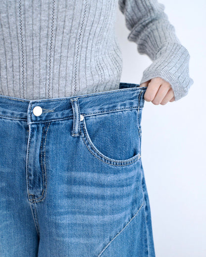 Gori 寬闊彎刀牛仔褲