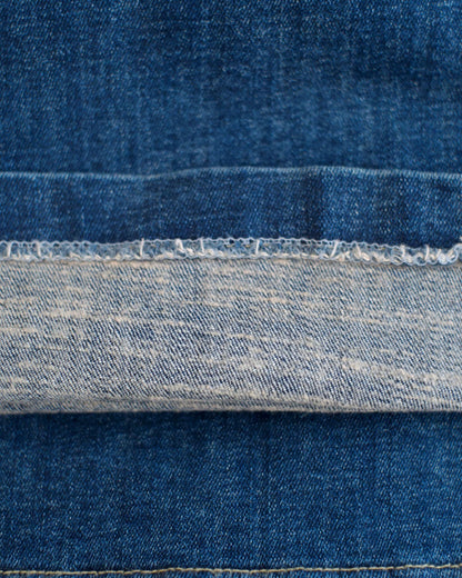 Howluk 薄絨毛直筒口袋牛仔褲