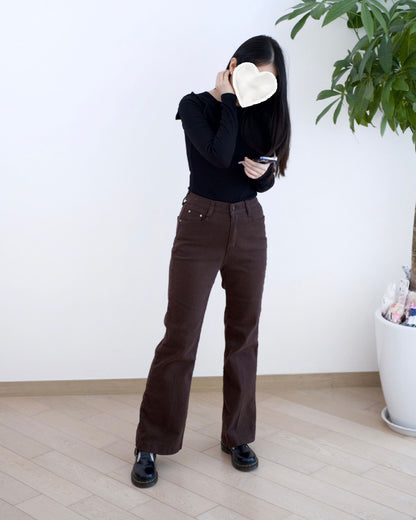 Howluk 絨毛喇叭扯布褲