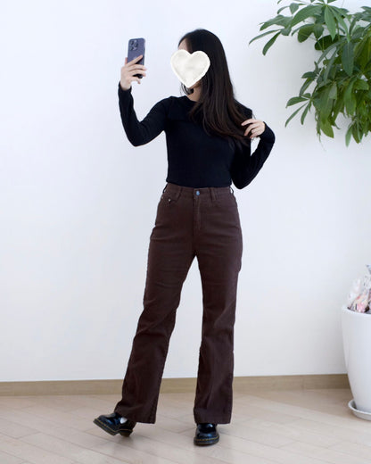 Howluk 絨毛喇叭扯布褲