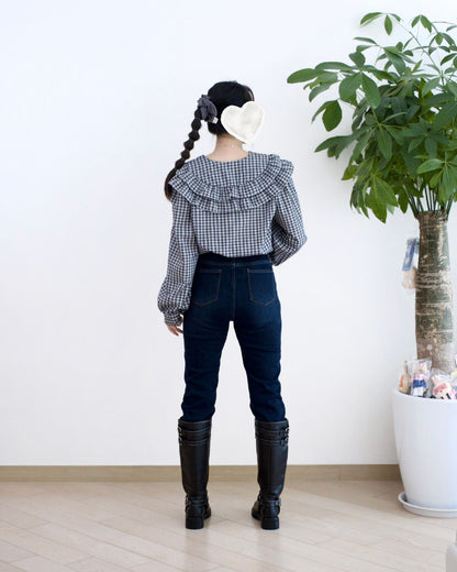 Howluk 內刷毛直腳牛仔褲