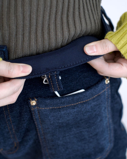 Howluk 口袋絨毛喇叭牛仔褲