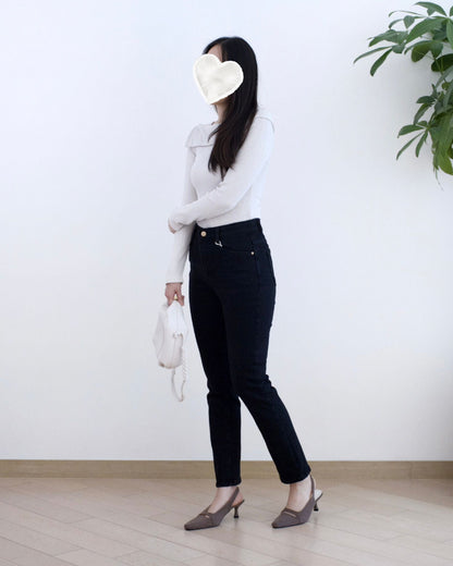 Howluk 內刷毛貼腳牛仔褲