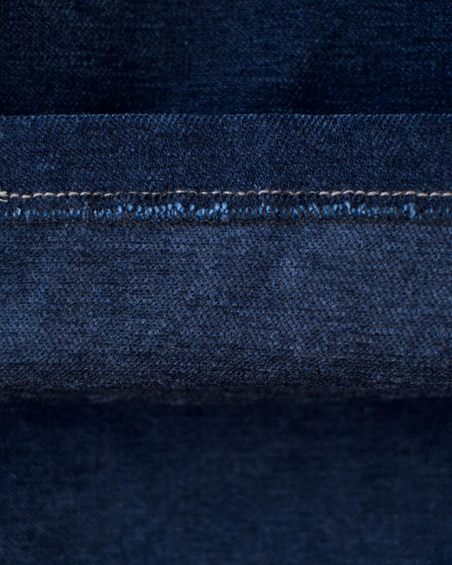 Howluk 口袋絨毛直筒牛仔褲