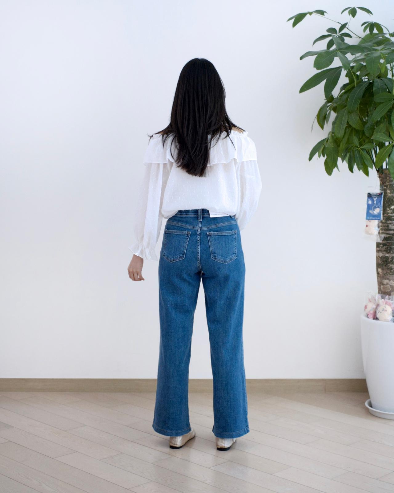 Howluk 口袋直筒牛仔褲