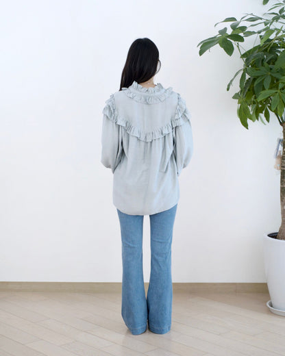 Howluk 洗水微喇叭牛仔褲