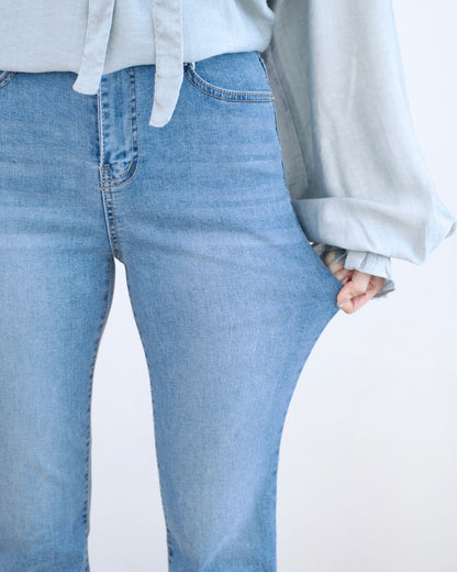 Howluk 洗水微喇叭牛仔褲