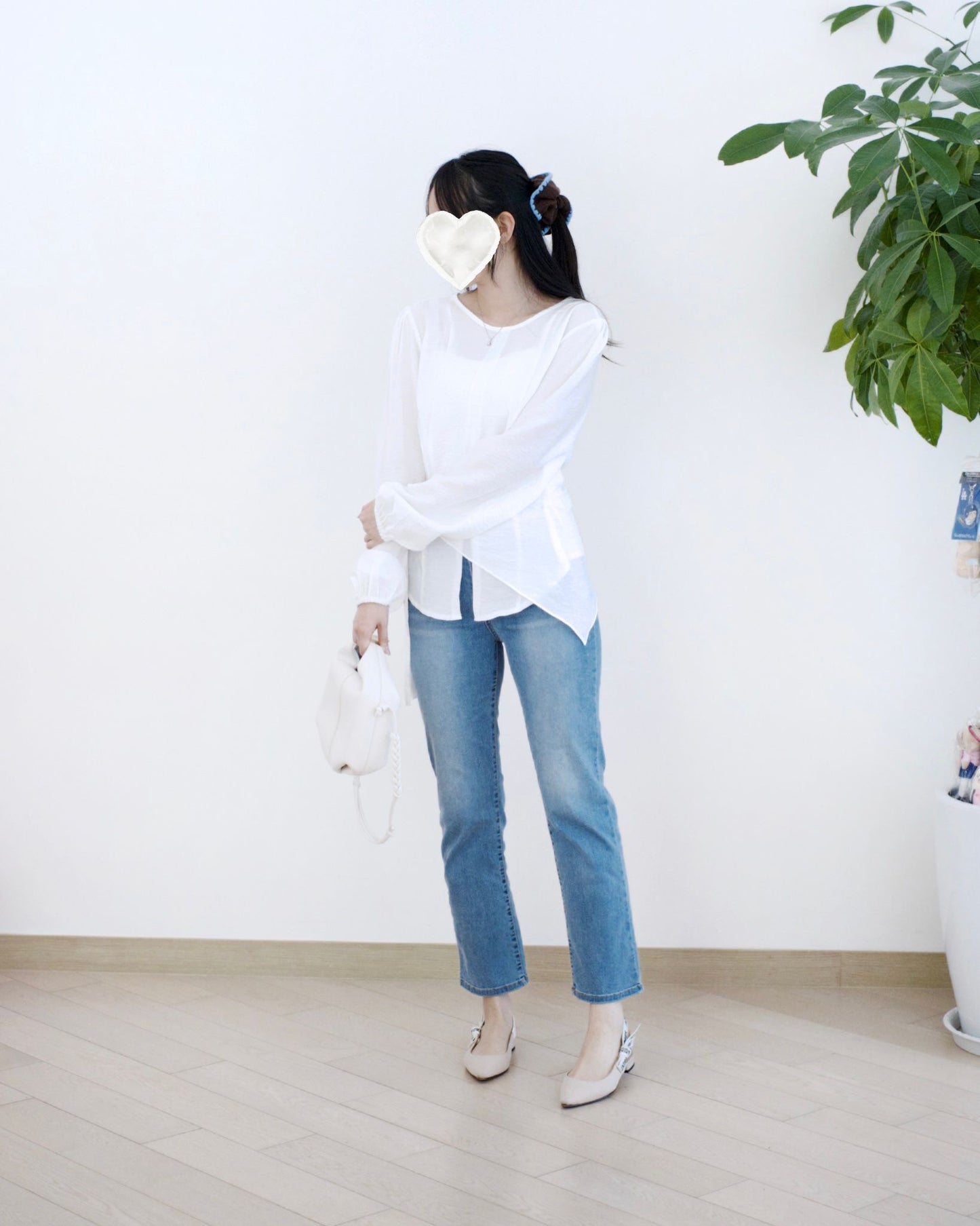 Howluk 九分直腳牛仔褲