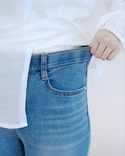 Howluk 九分直腳牛仔褲