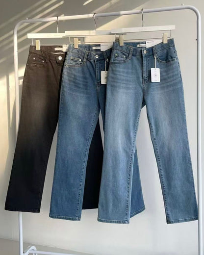 Howluk 九分直腳牛仔褲