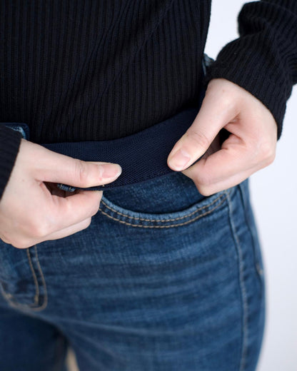 Howluk 洗水絨毛微喇叭牛仔褲