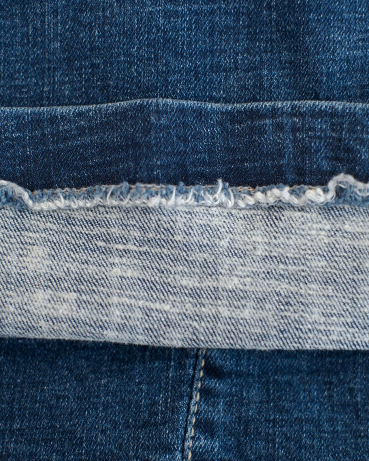 Howluk 洗水絨毛微喇叭牛仔褲