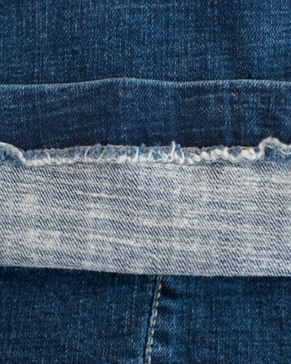 Howluk 洗水絨毛微喇叭牛仔褲