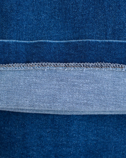 Howluk 牛奶料薄絨毛微喇叭牛仔褲